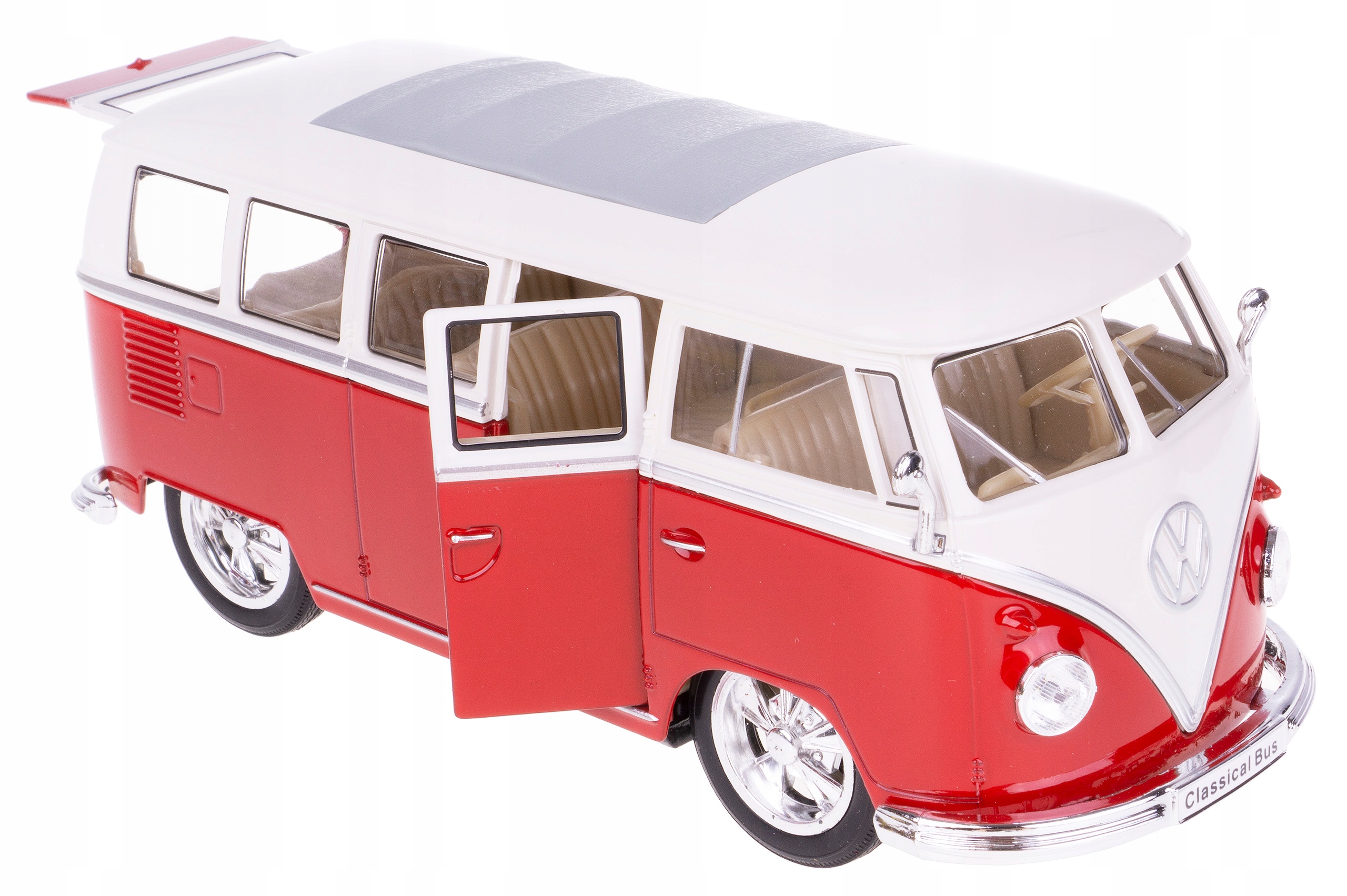 1:24 Kovový Model Welly 1963 Volkswagen T1 Bus