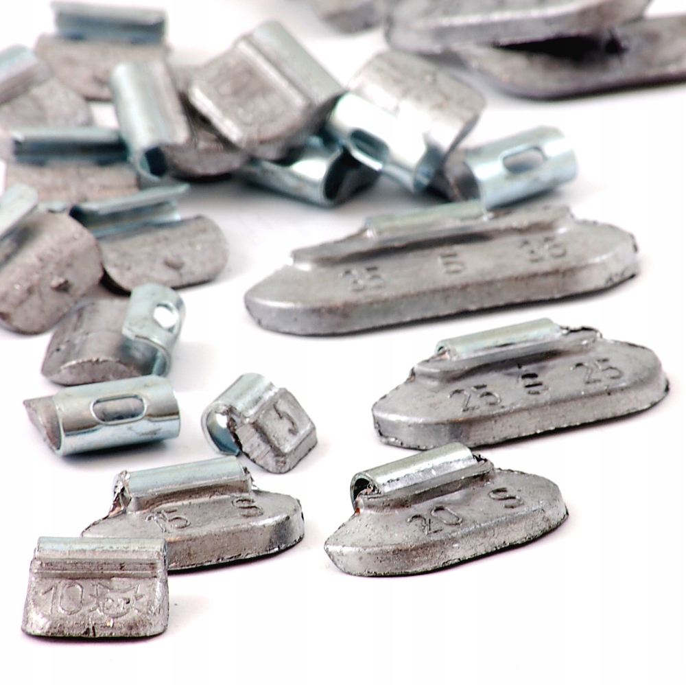 CIEZARKI nabijane felg stalowych OLOWIANE 650 szt Producent code 7 st 650