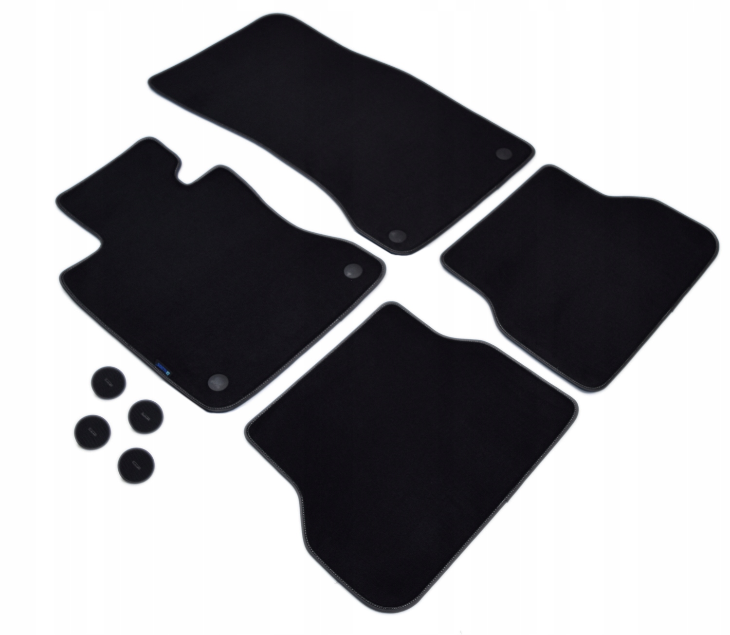 GOLD BMW E60 E61 03 09r RZEPY Dywaniki welurowe