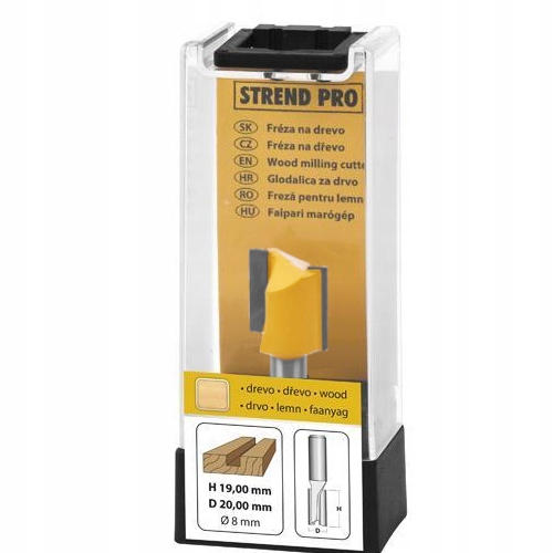 FREZ DO DREWNA ROWKUJĄCY DWUPŁYTKOWY TRZPIEŃ 8mm Marka Strend Pro
