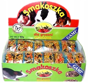 KRĄŻKI ZBOŻOWE POKARM DLA GRYZONI CHOMIKA 16szt.