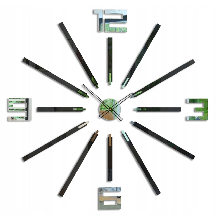 

Zegar Ścienny Duży Big Clock Diy Ścianę Naklejany