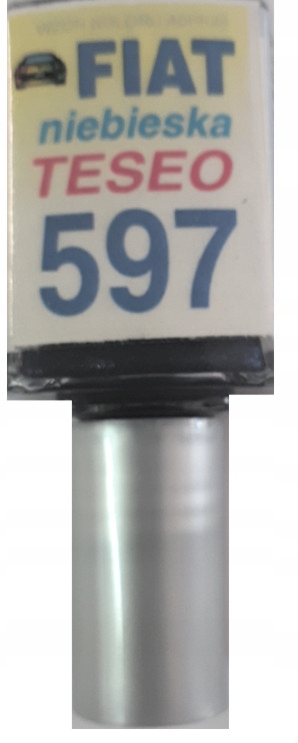 Fiat 597 Niebieska Teseo Lakier Samochodowy Zaprawka Do Rys 10 ML Arasystem