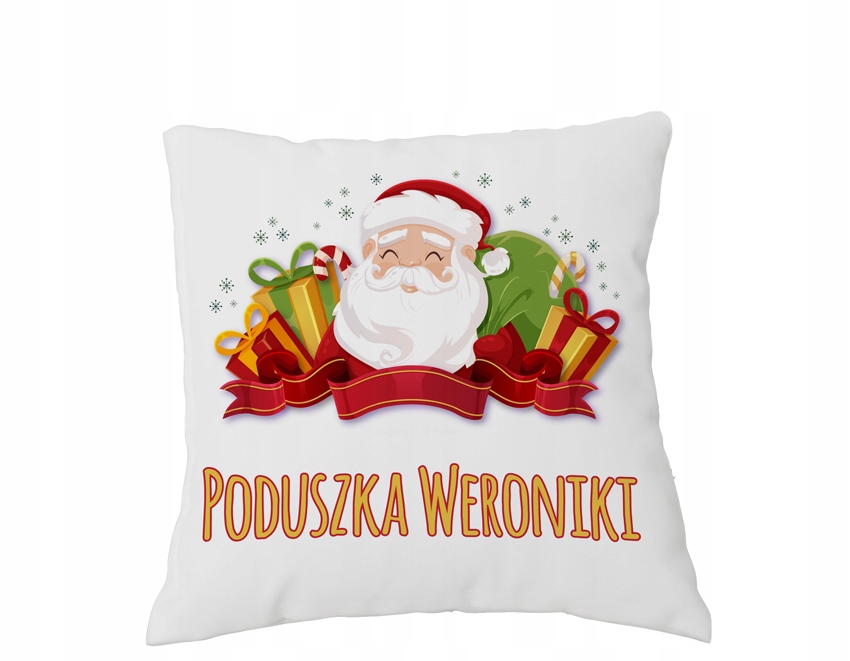 

Poduszka Święta Mikołajki Z Imieniem