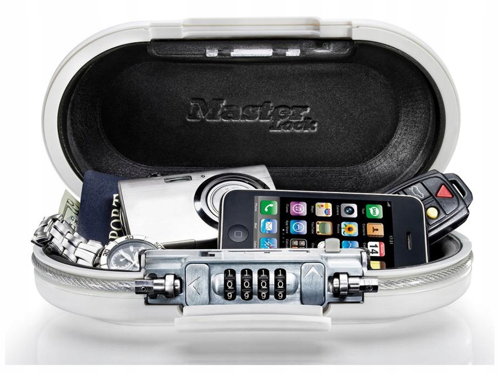 Sejf przenośny osobisty podróżny Kasetka na szyfr