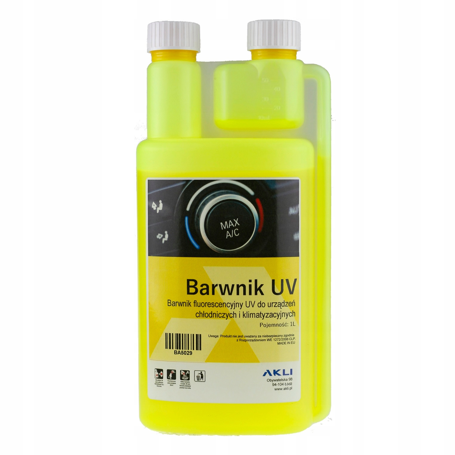 Barwnik UV do klimatyzacji R134A 1L HIT 0400