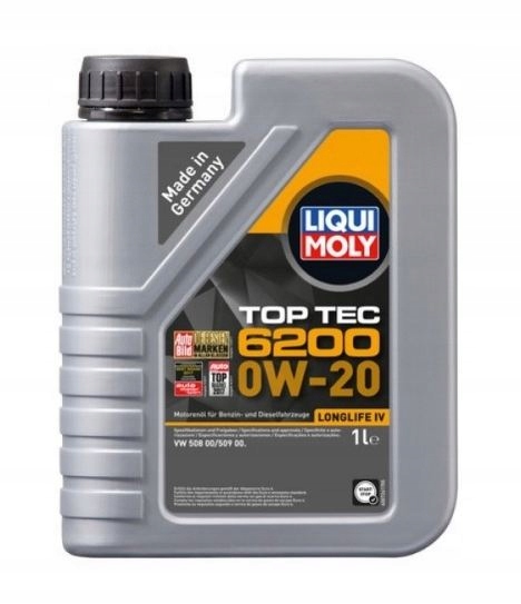 

Liqui Moly Top Tec 6200 0W20 1L Vw 508/509 20787
