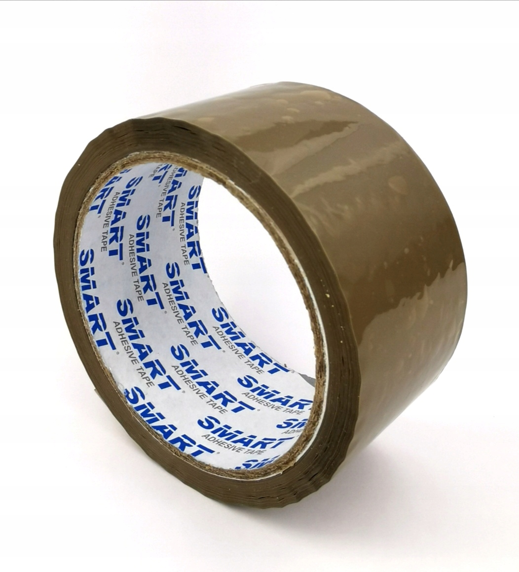 TAŚMA PAKOWA 48/50y KLEJĄCA BRĄZOWA SMART 36SZT Szerokość 48 mm