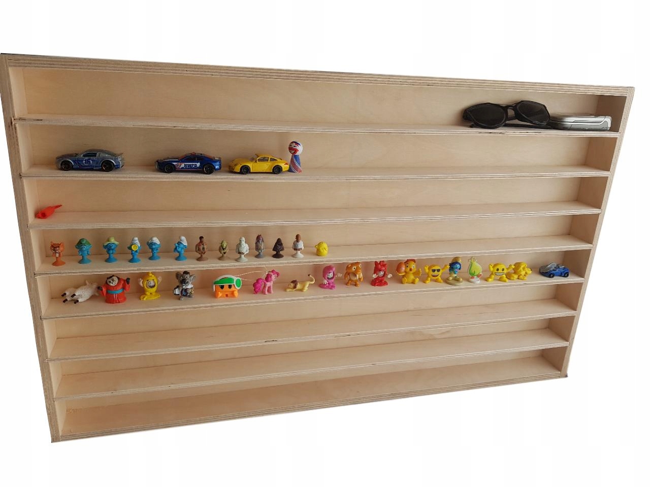 Półka na resoraki figurki zabawki żołnierzyki duża