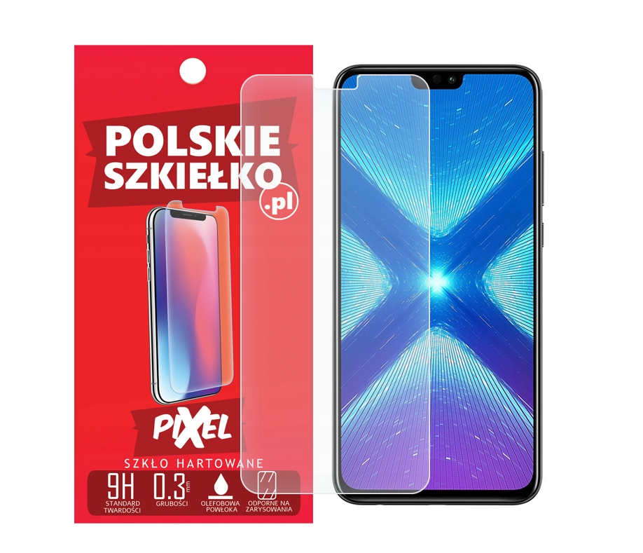 

Szkło Hartowane 9H do Honor 8X Polskie Szkiełko