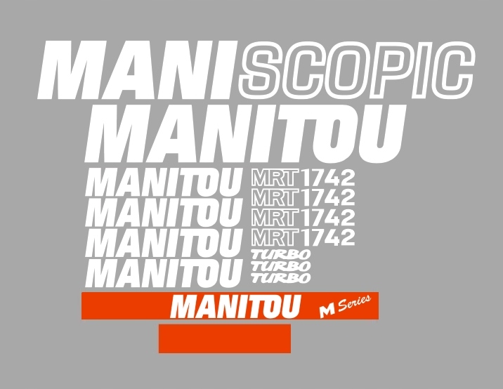 Samolepky – polep Manitou Maniscopic Mrt 1742