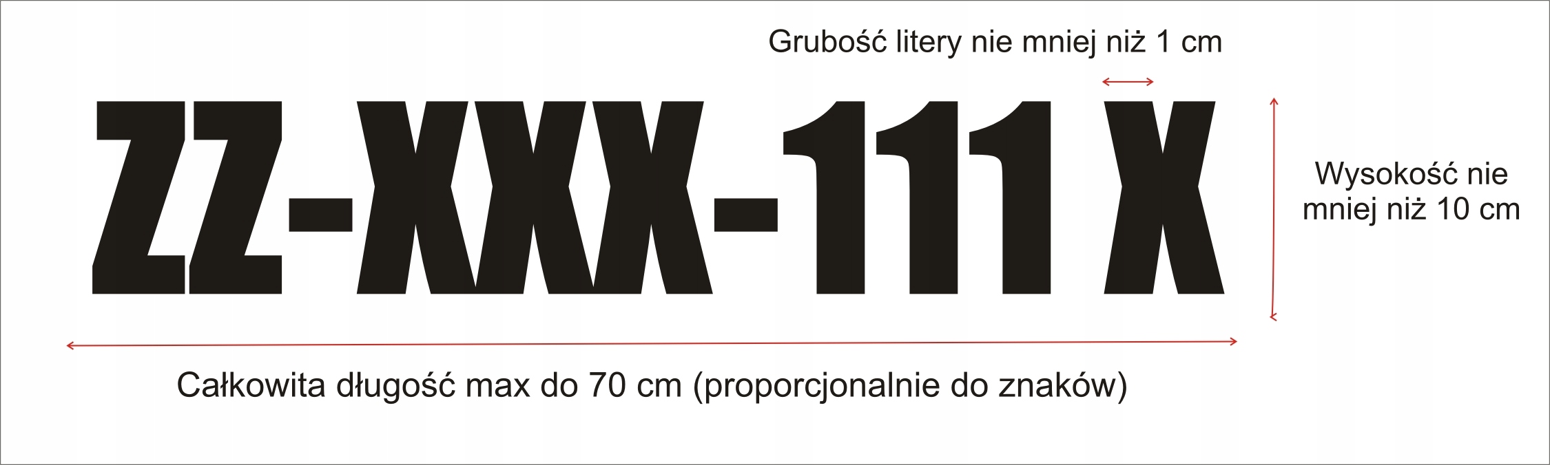 NUMERY rejestracyjne na PONTON ELASTYCZNE Marka inna