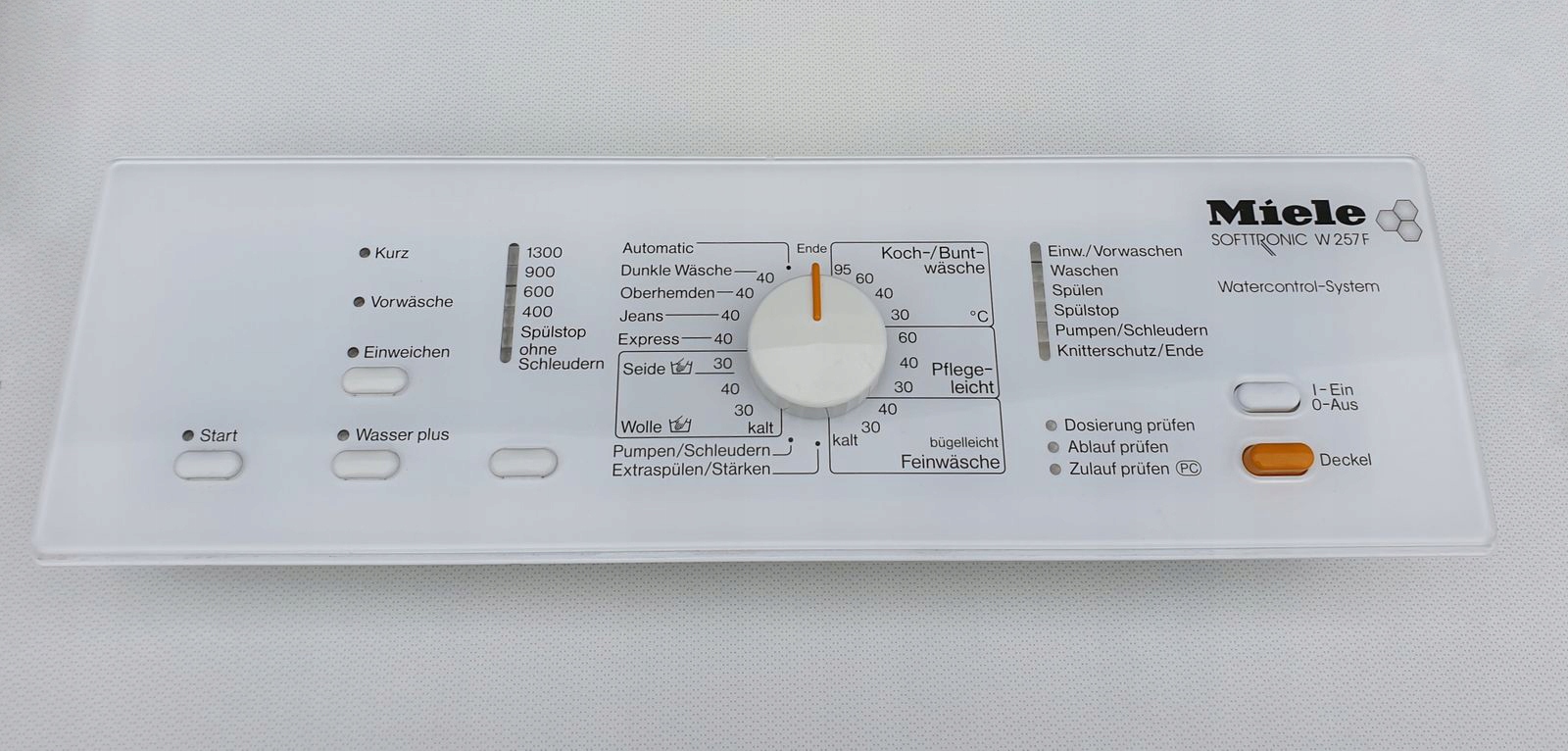 MODUŁ PROGRAMATOR DO PRALKI MIELE W257F EDPL172-A Kod producenta EDPL172-A