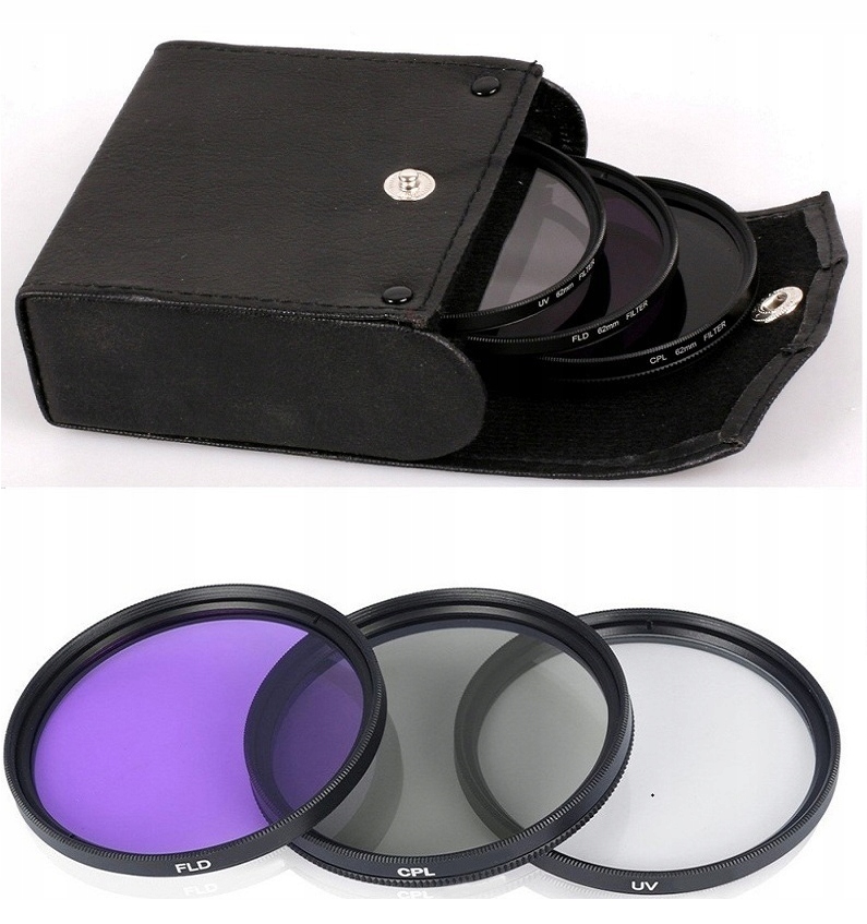 FILTR 46 mm ZESTAW FILTRÓW UV CPL FLD + ETUI Marka Inna