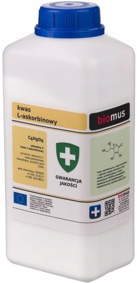 

Biomus 100% Witamina C kwas l- askorbinowy 1kg