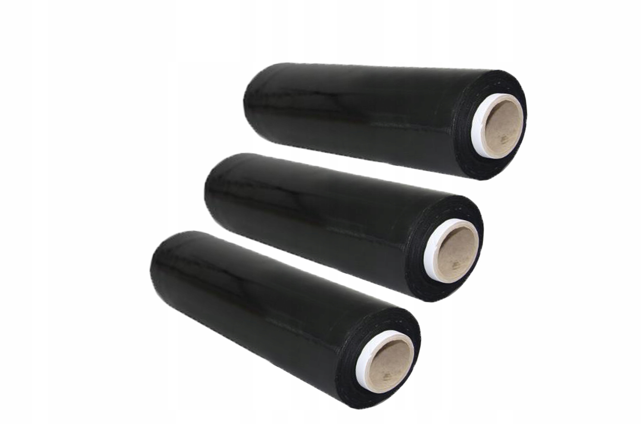 FOLIA STRETCH STRECZ 1,5 KG CZARNA PÓŁRAP 25 CM TUBA 0,15 KG 20 SZT MOCNA