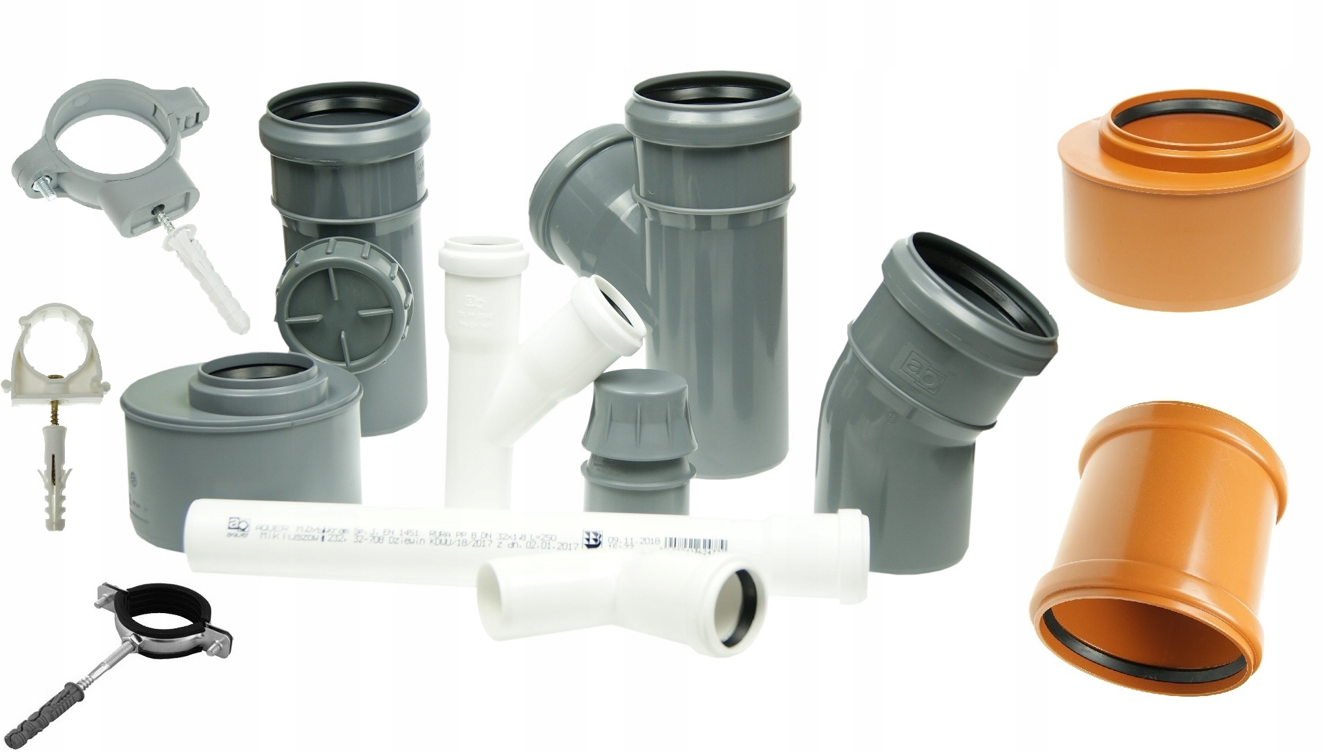 Czwórnik kanalizacyjny FI 50 kąt 90 stopni (87,5) Marka Armakan