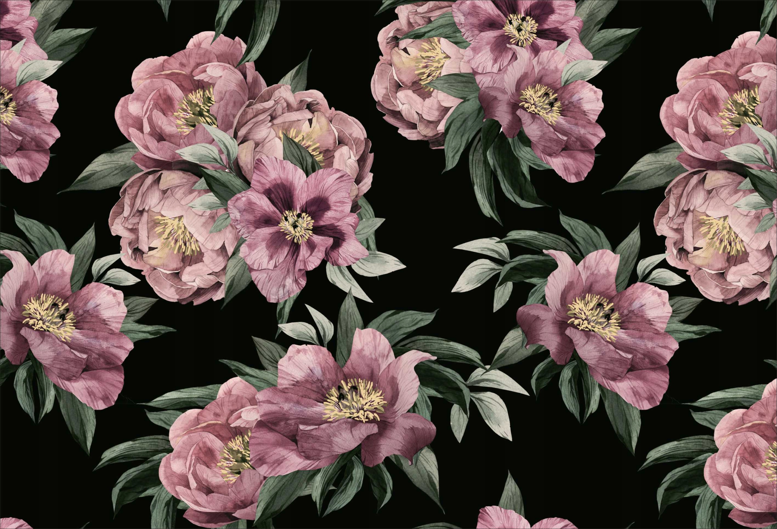 

Fototapety 3D Na Wymiar Kwiaty Dark Floral 200x133