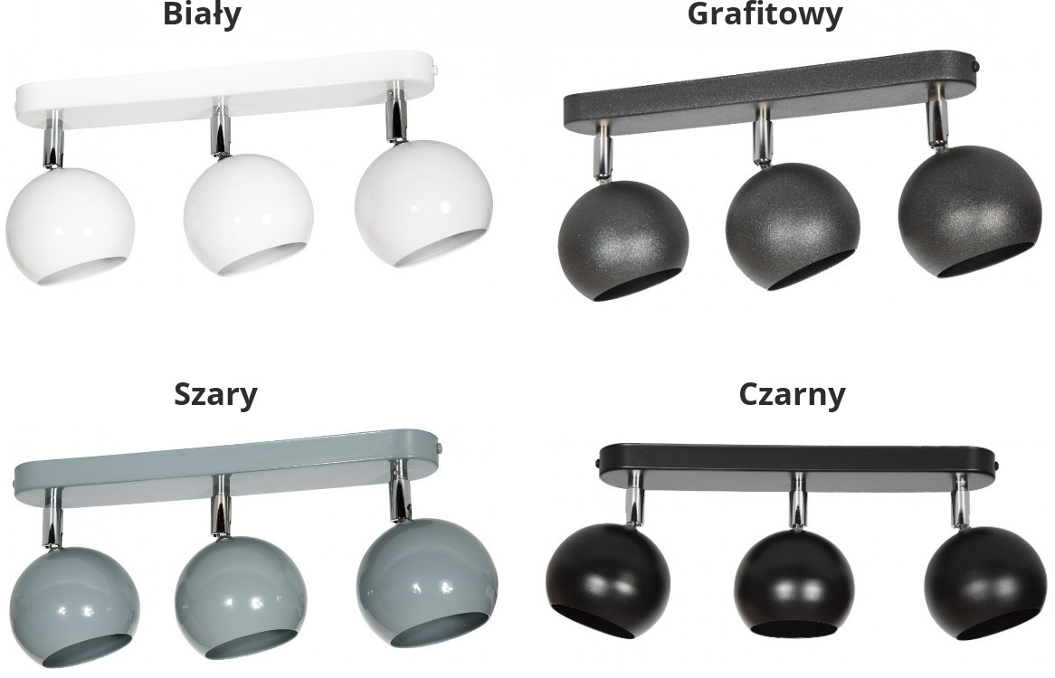 LAMPA WISZĄCA SUFITOWA PLAFON KULE Nowoczesna LED Głębokość produktu 10 cm