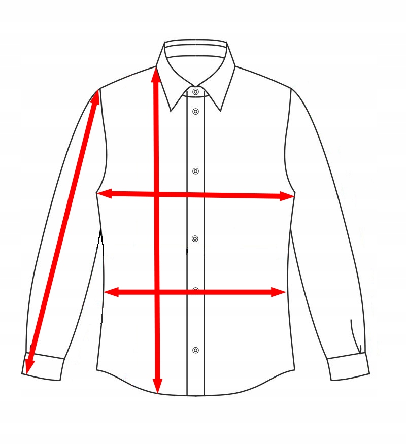 Koszula na spinki POLSKA Regular 37 176/182 Rozmiar S