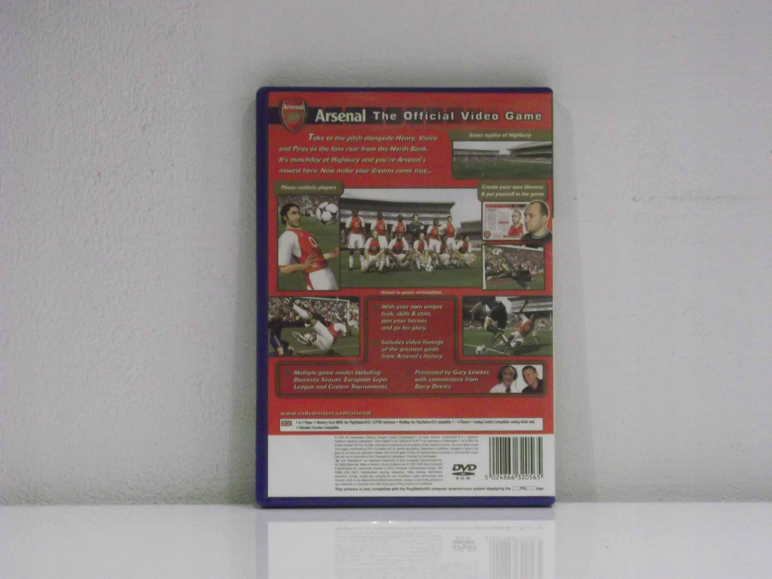 ARSENAL CLUB FOOTBALL PS2 Tematyka sportowe