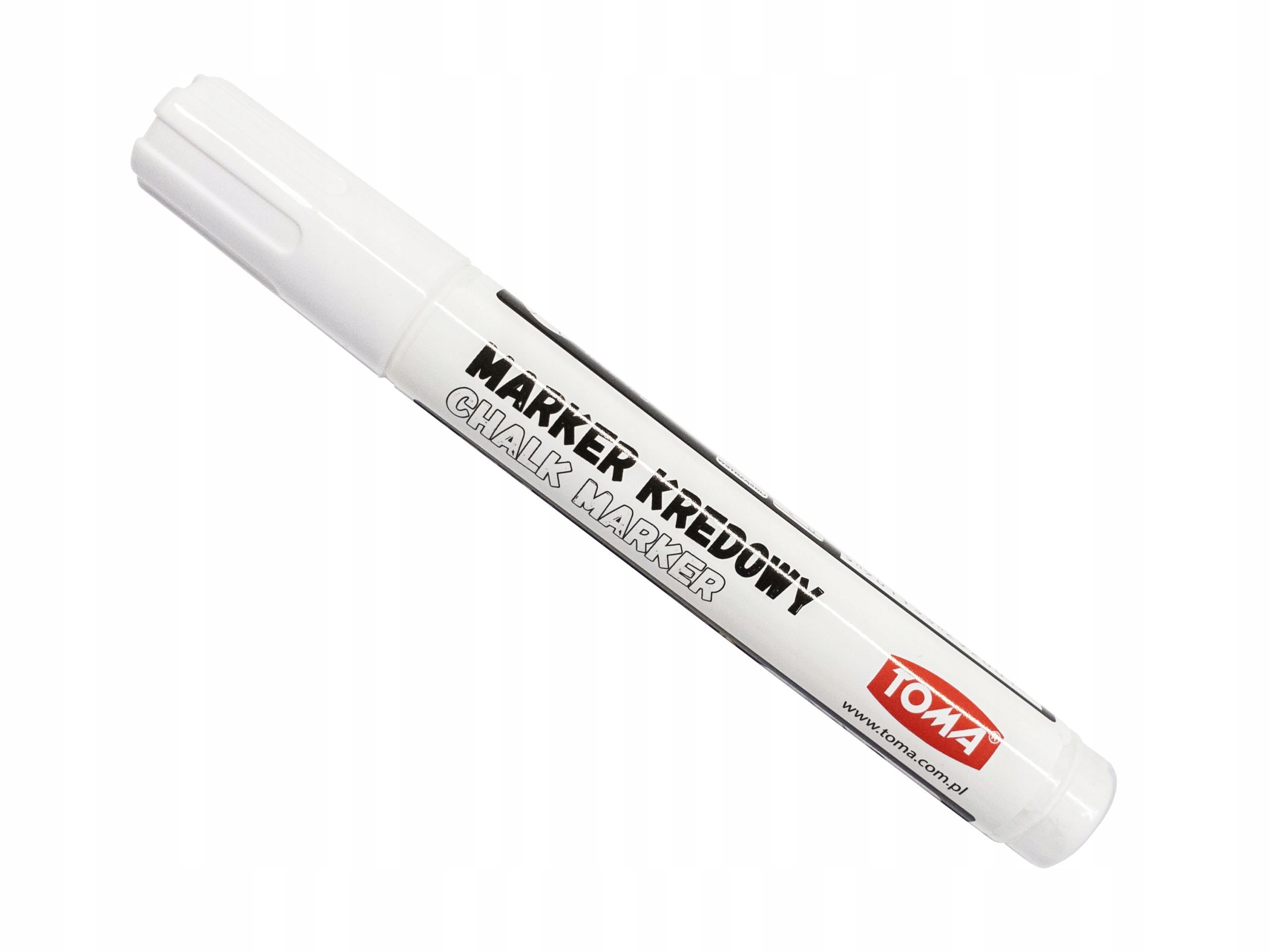 

Marker Pisak Kredowy Do Tablic Szkła Tom Biały