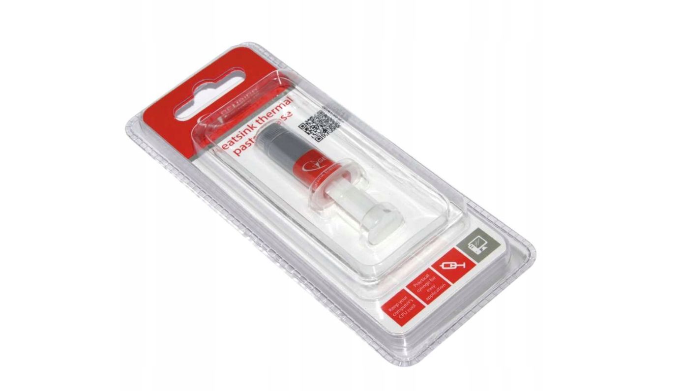 

Pasta Termoprzewodząca Gembird TG-G1.5-01 (1,5g)