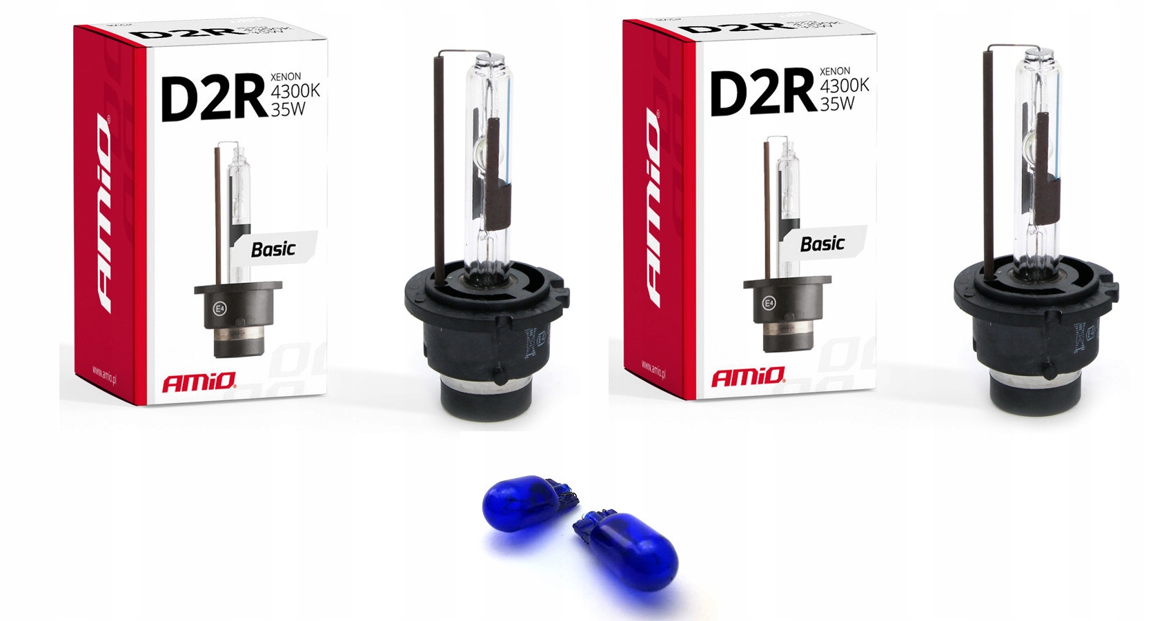 

2x D2R Żarniki Xenon 4300K Homolog W5W
