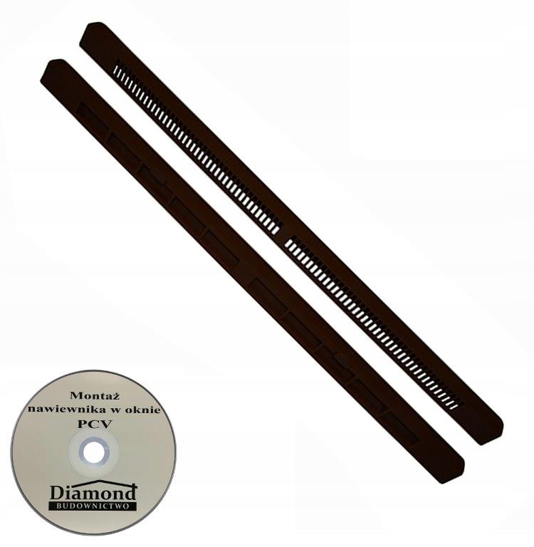 Nawiewnik do okna SM Press Vent CIEMNY BRĄZ