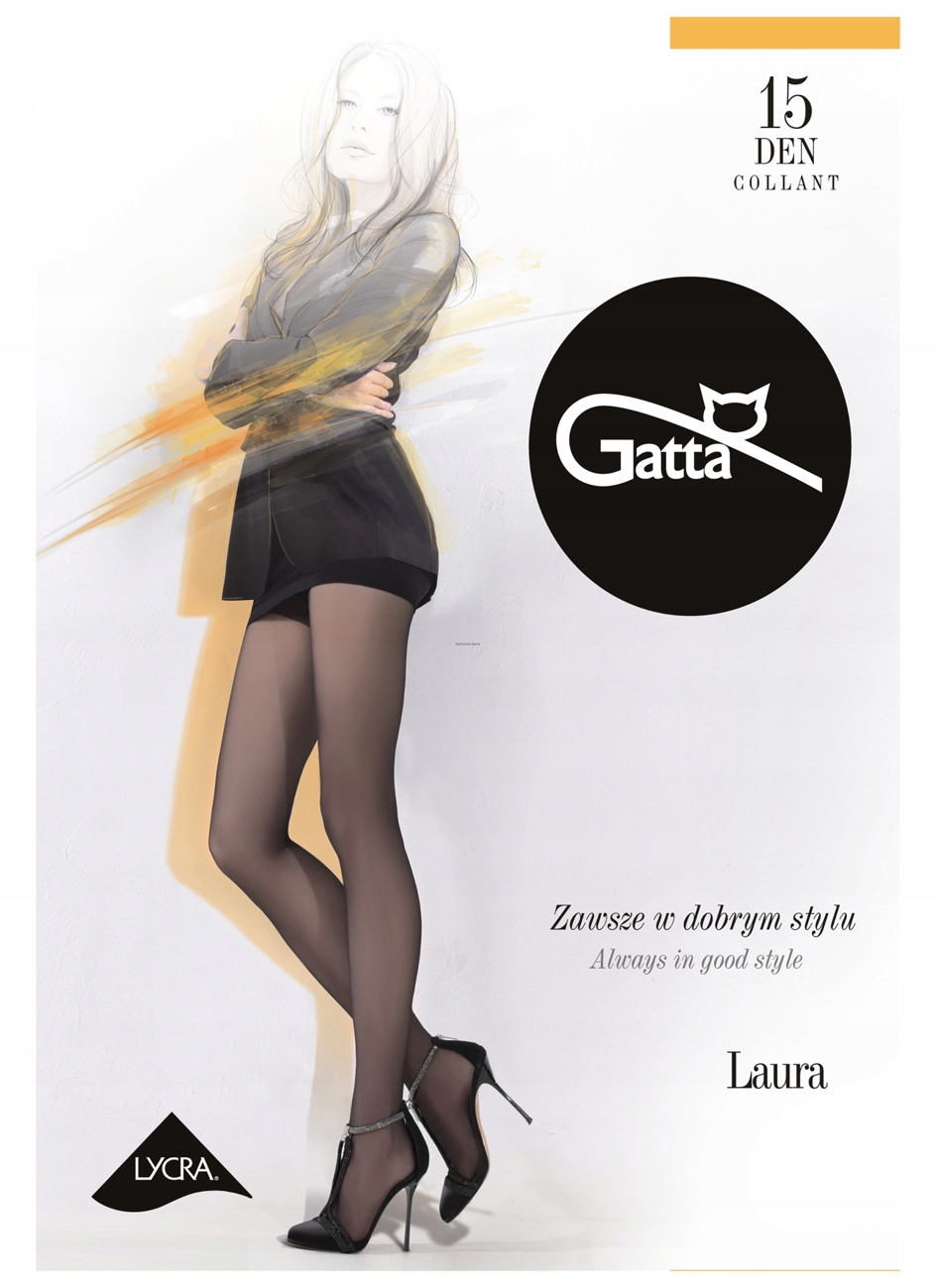 

Rajstopy Gatta Laura 15 den Lycra r 5/XL