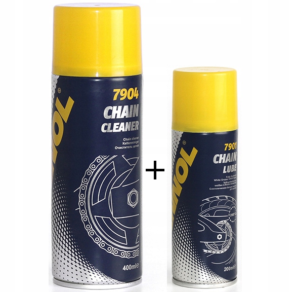 ZESTAW MANNOL DO ŁAŃCUCHÓW MOTOCYKLOWYCH 7901 7904