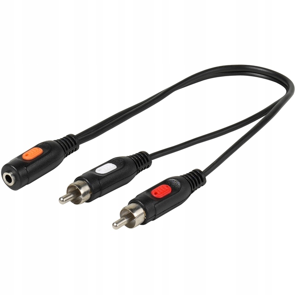 

Kabel Mały Jack 3,5mm Gn. / 2 x Cinch Vivanco W-wa