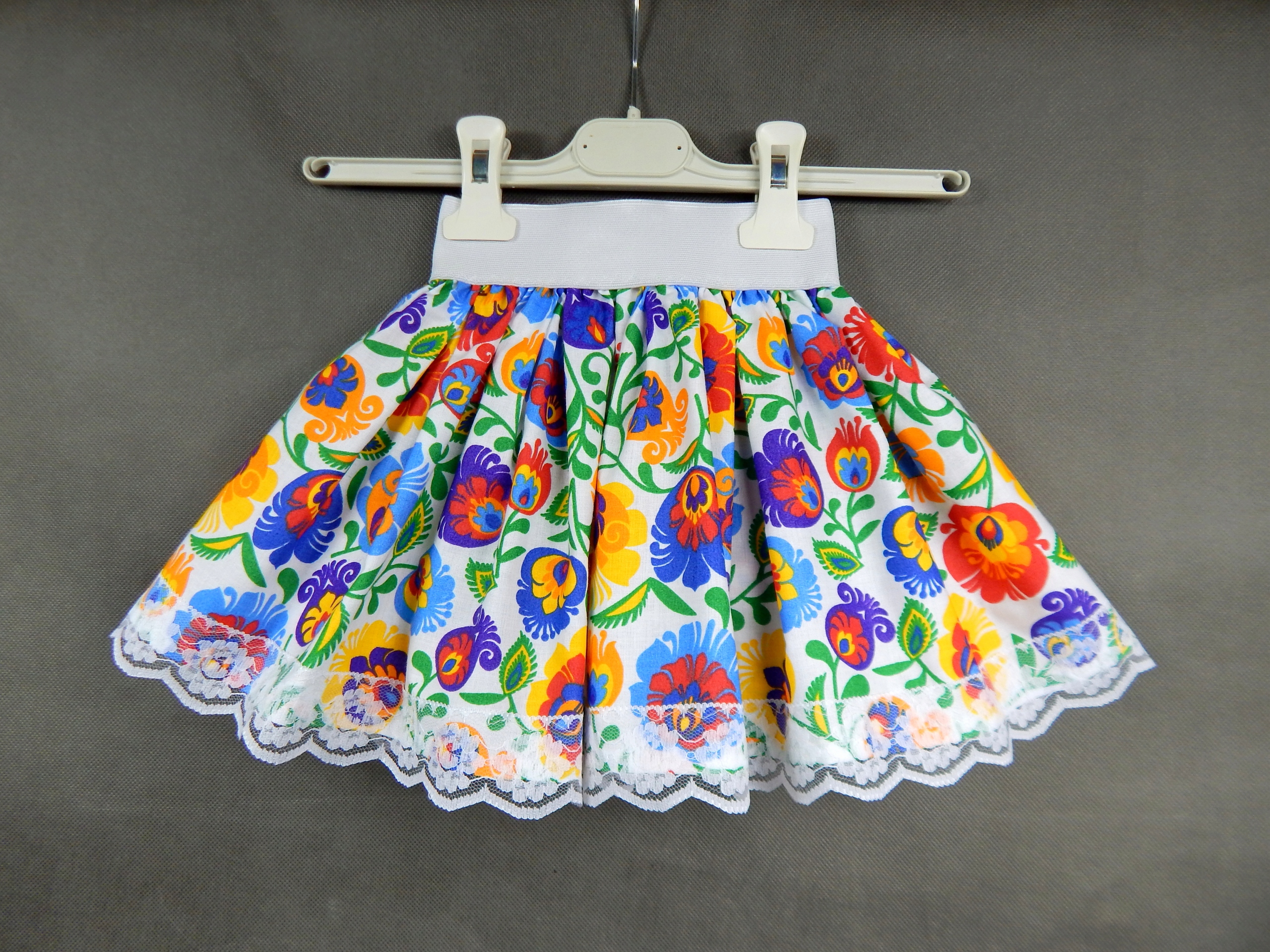 ŁOWICKA spódnica SPÓDNICZKA cleo góralska__5-8 lat Materiał dominujący bawełna