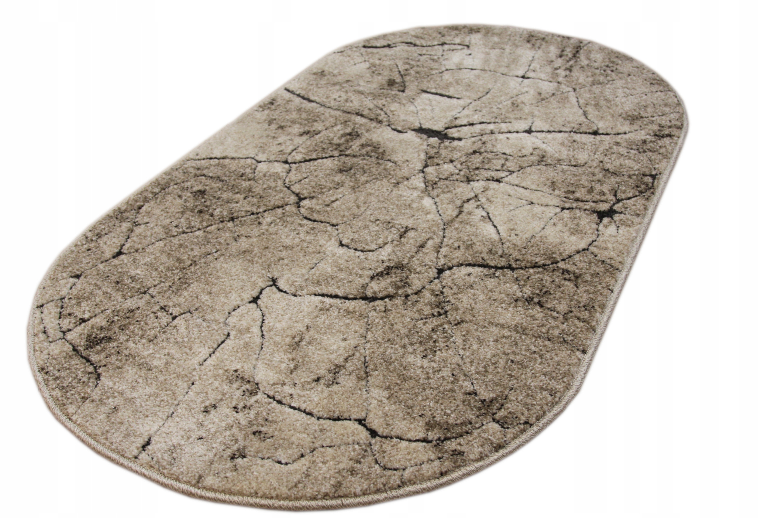 Dywan owal 60x100 beż brąz mocca praktyczny NOWOŚĆ