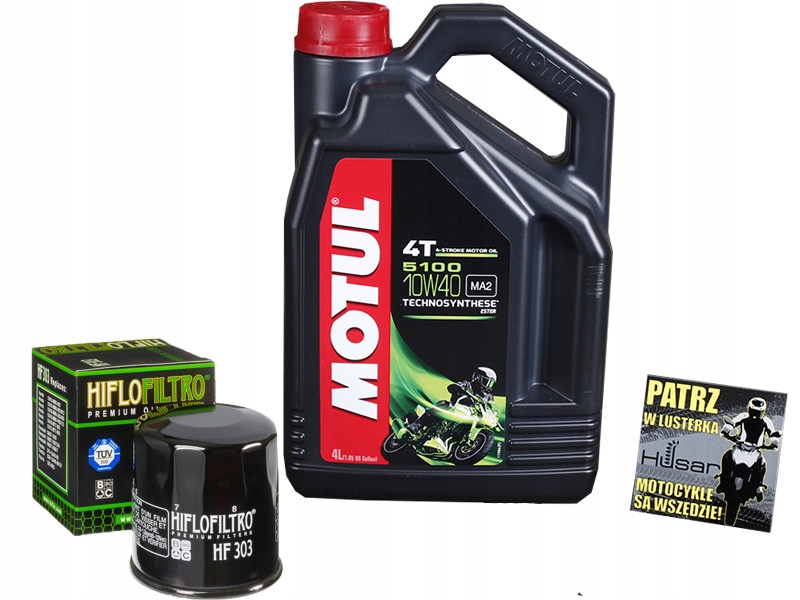 

Motul 5100 4T 10W40 Ester MA2 4L Filtr Oleju HF303
