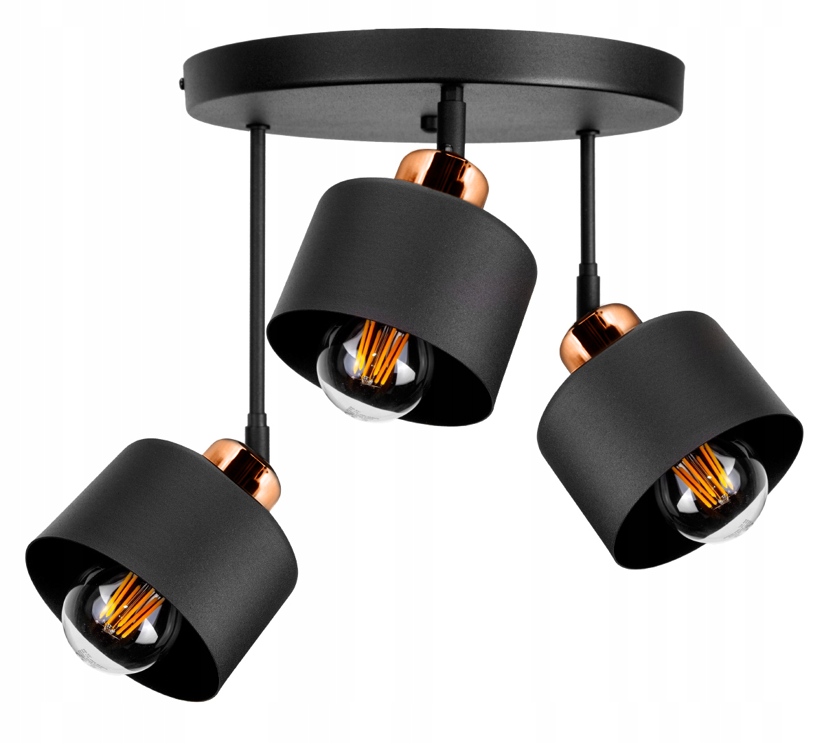 

Lampa Sufitowa Plafon Żyrandol Loft Edison Led