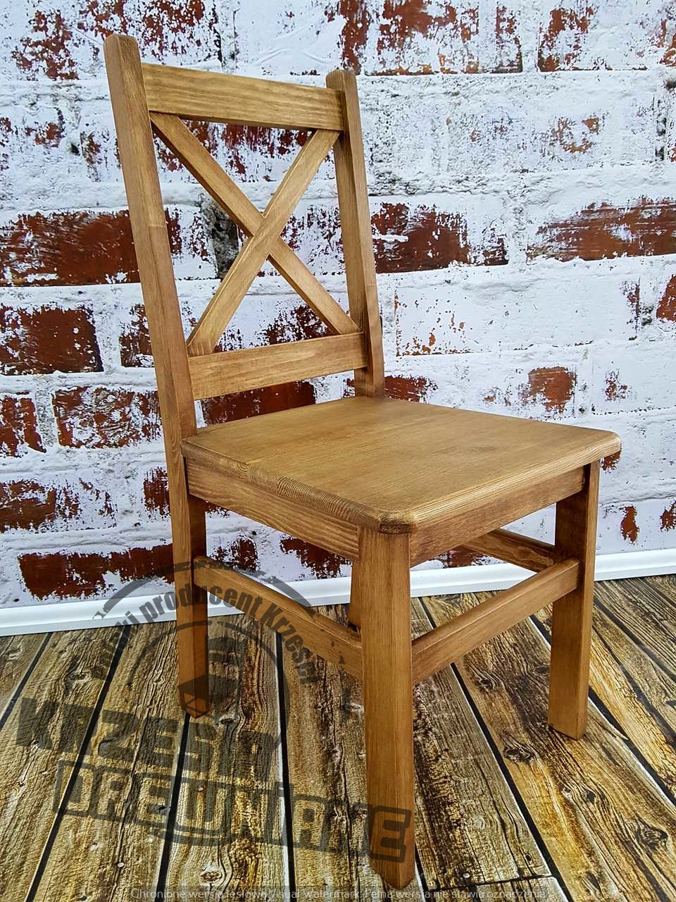 Sosnowe Krzesła Kolorowe Wzory i Kolory Do Wyboru Najmodniejsze Modele Głębokość mebla 42 cm