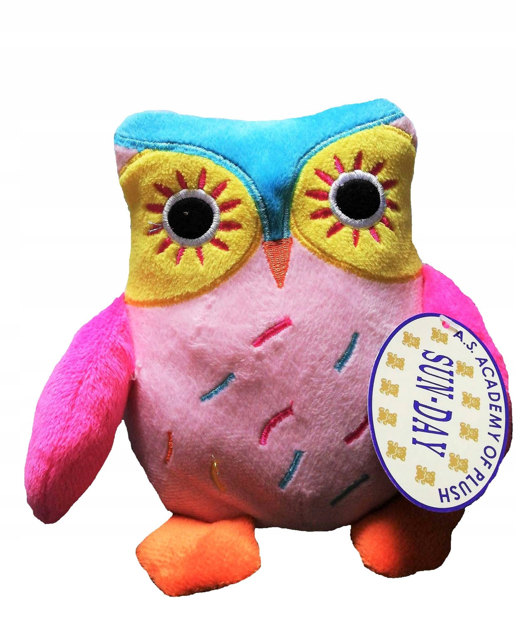 

Sowa sówka maskotka firmy Sun-day 16cm różowa 5780