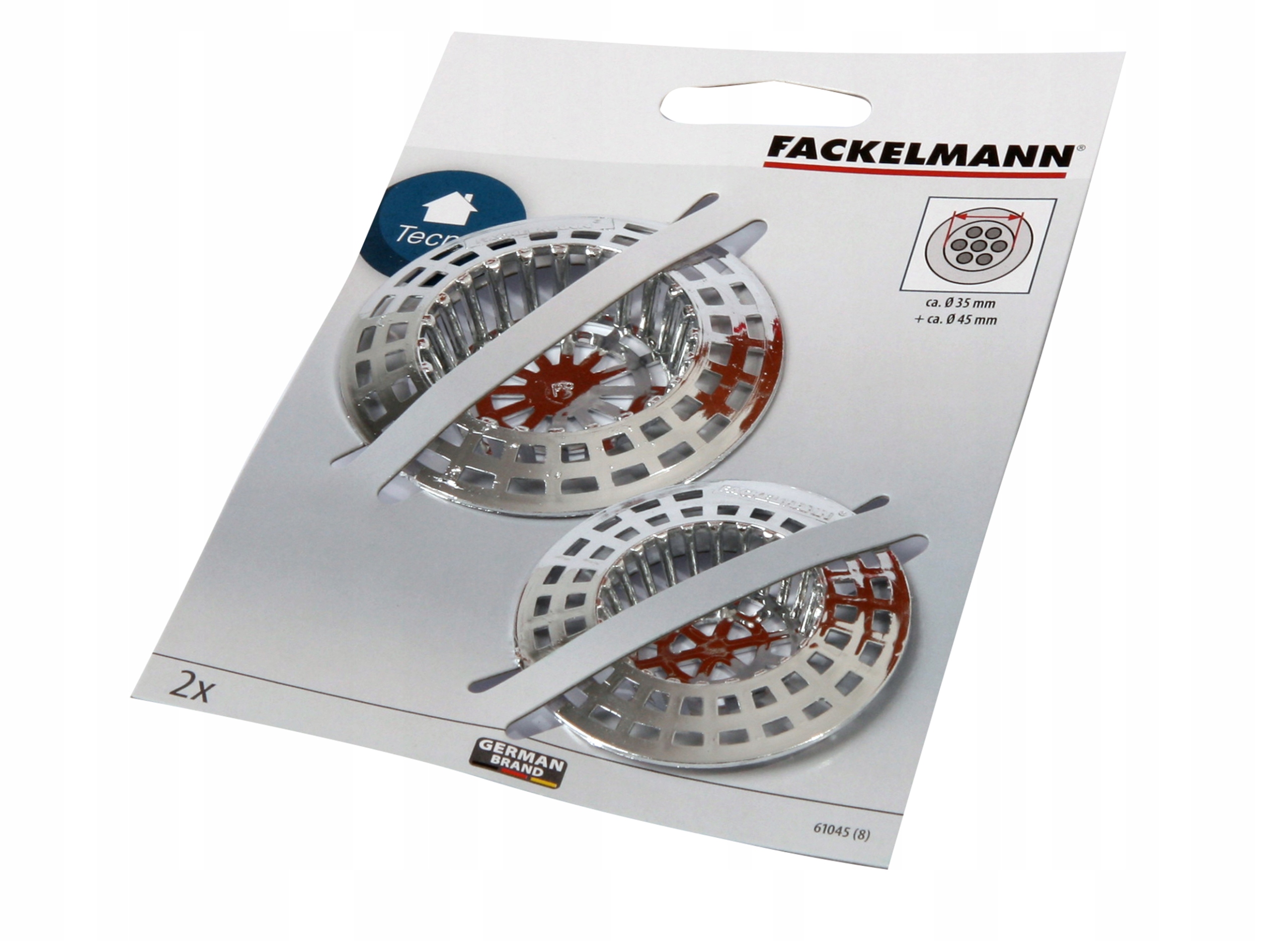 

Fackelmann 2x Sitko chrom 6 i 7 cm