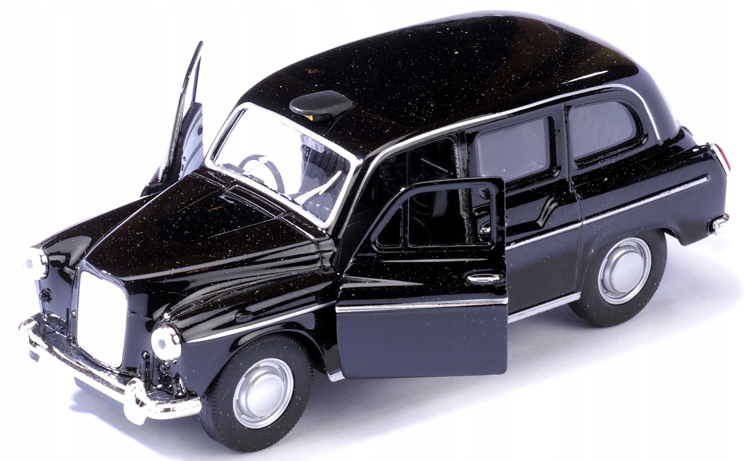 

Metalowe Auto Samochód Aston FX4 London Taxi Welly