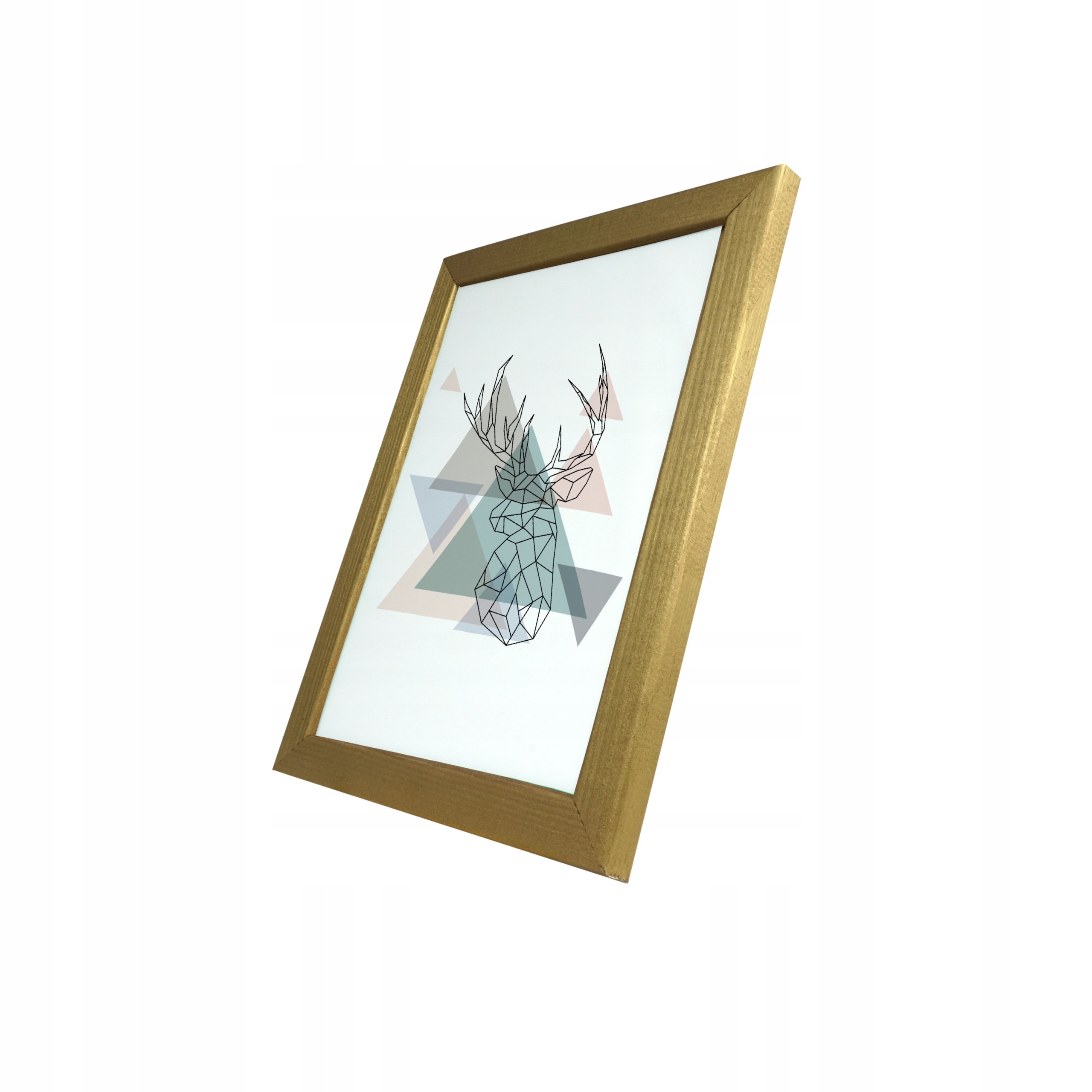 

Foto ramka na zdjęcie Sosna Drewno 30x45 Złoty