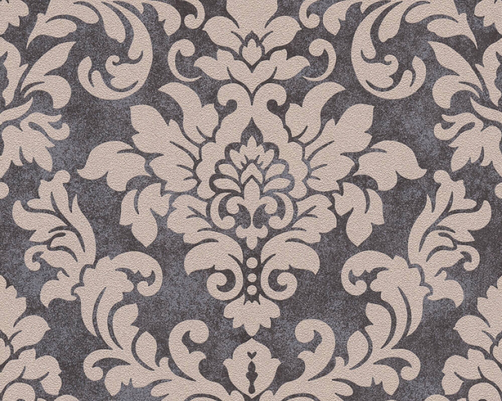 ELEGANCKA TAPETA ŚCIENNA GLAMOUR ORNAMENT BROKAT