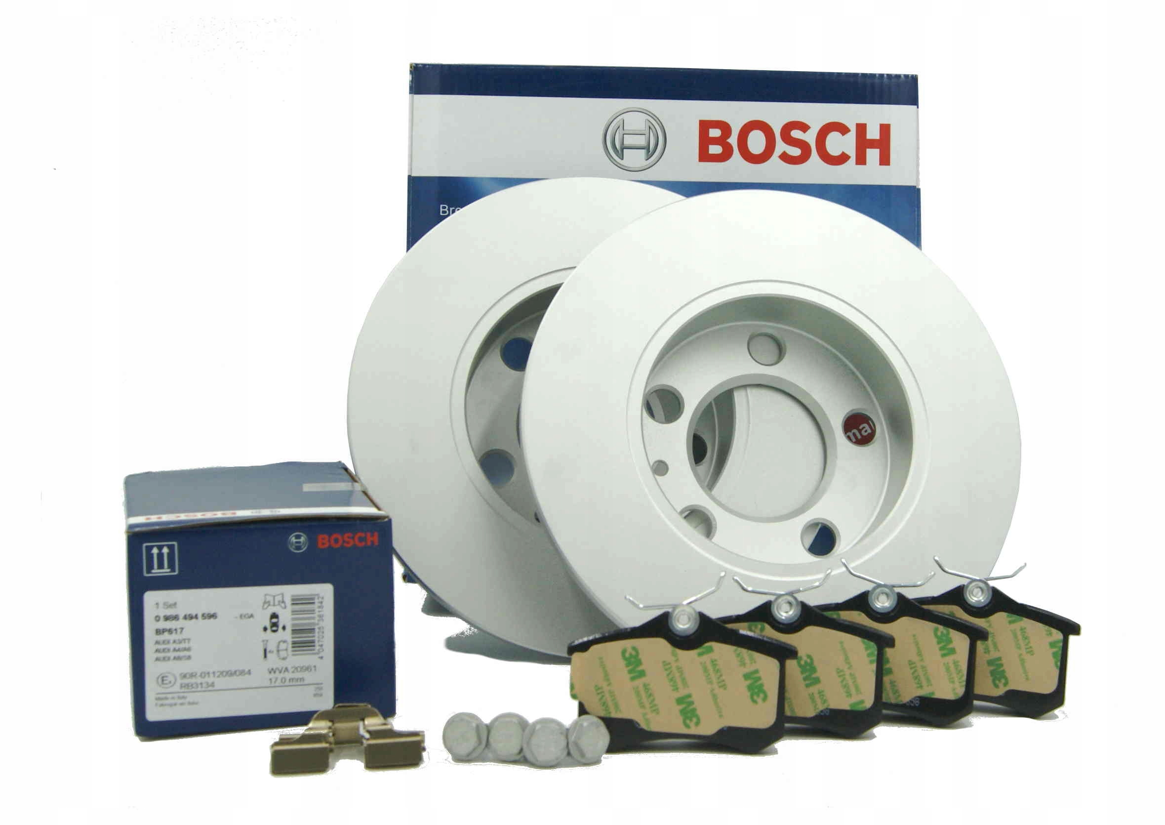 

Bosch Tarcze+klocki Tył Do Vw Golf 4 IV Polo Bora