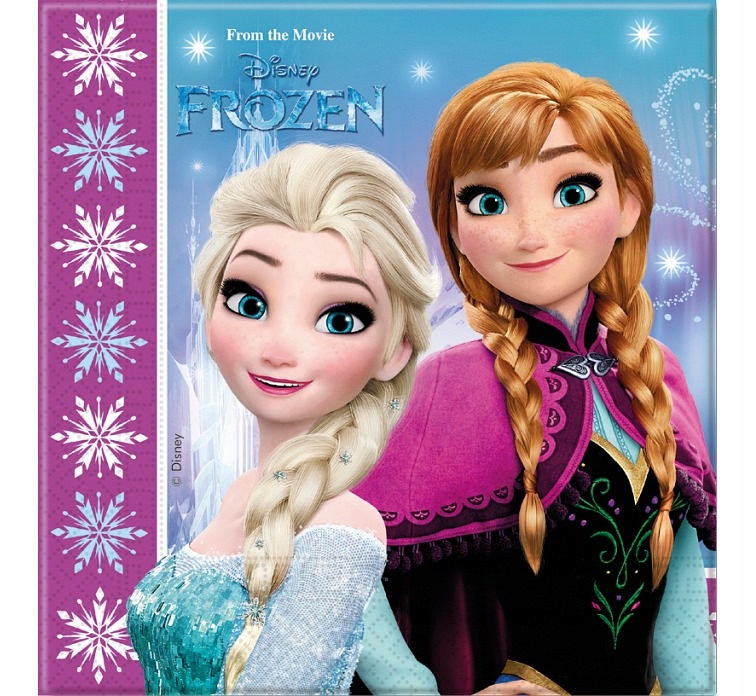 

Serwetki Frozen Kraina Lodu 33x33 cm, 20 szt/570