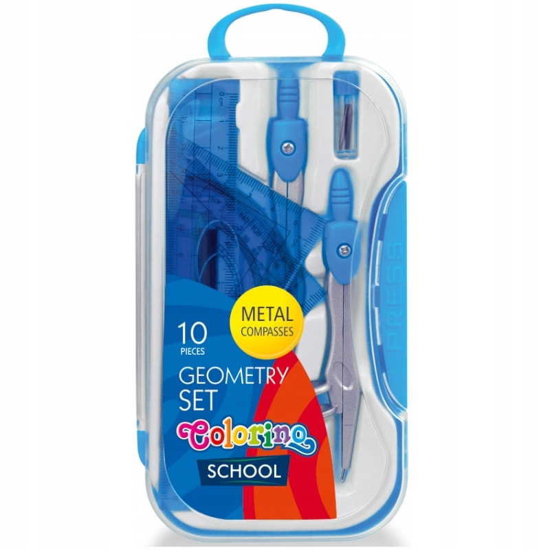COLORINO ZESTAW GEOMETRYCZNY 10 ELEMNTÓW mix kolor Kod producenta 39699PTR