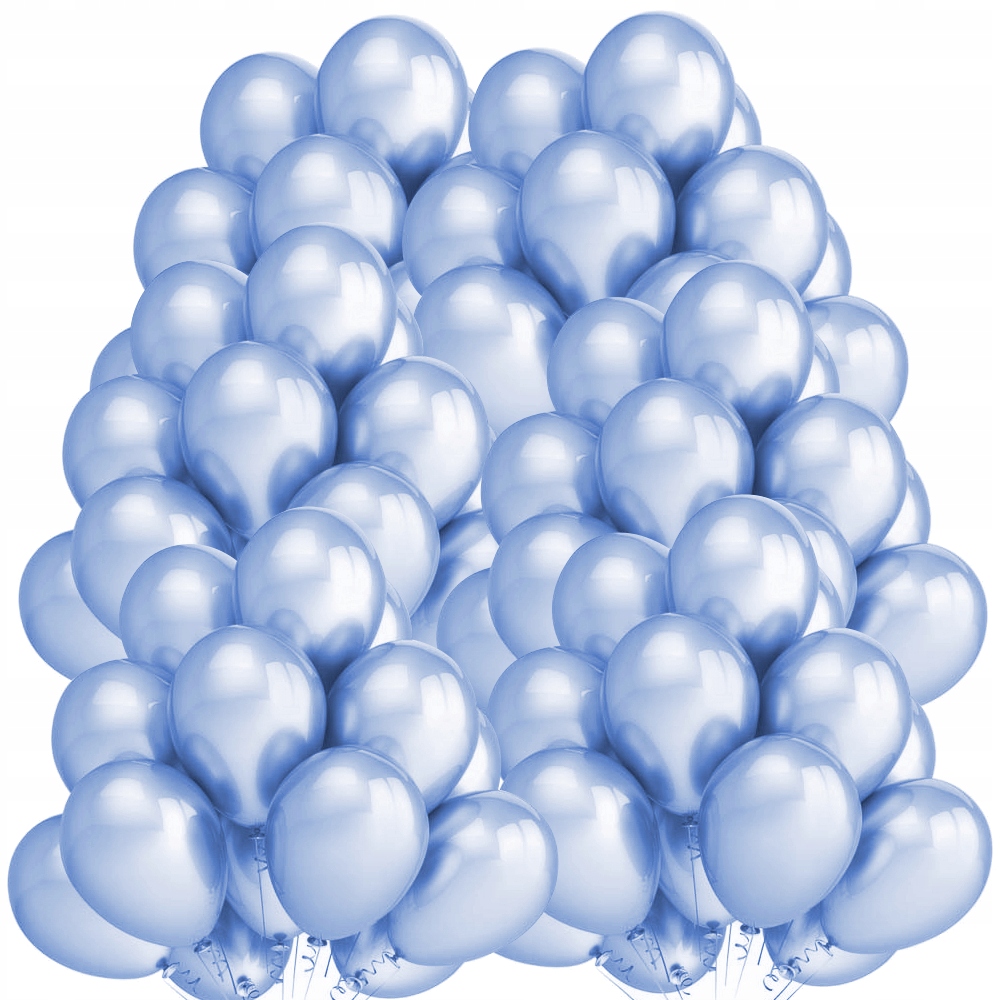 

Balony Metaliczne ślub Urodziny 100szt J.niebieski