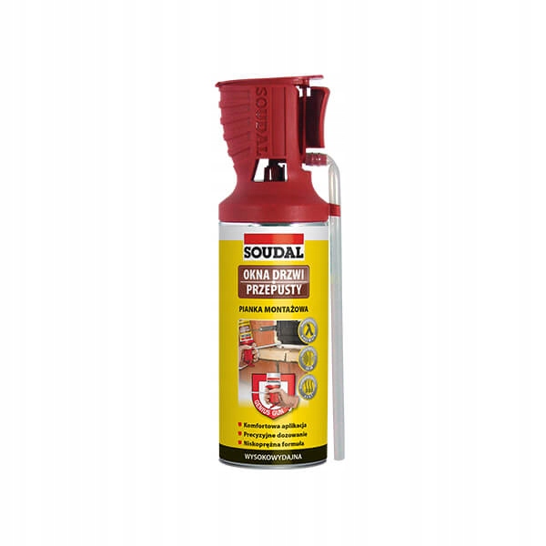 

Soudal Yellow Pianka z aplikatorem GeniusGun 300ml