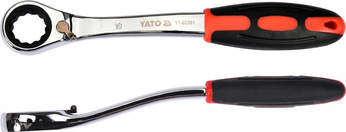 

Yato Klucz Oczkowy 19mm Grzechotka Odgięty CrV