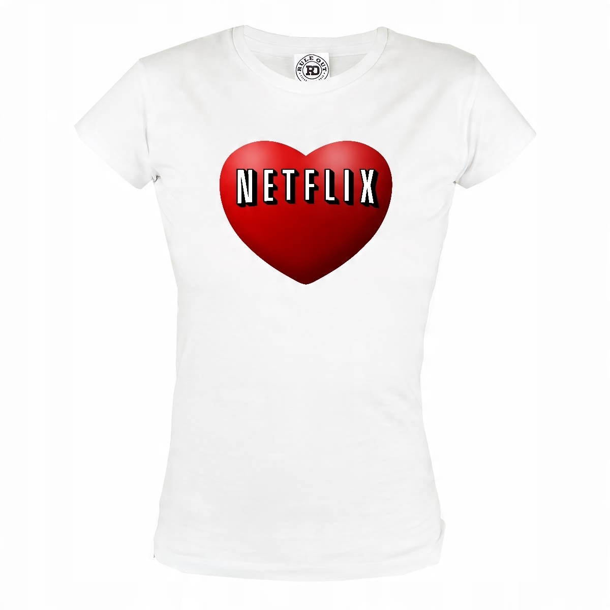 

Damska Koszulka Netflix Serce Seriale 02