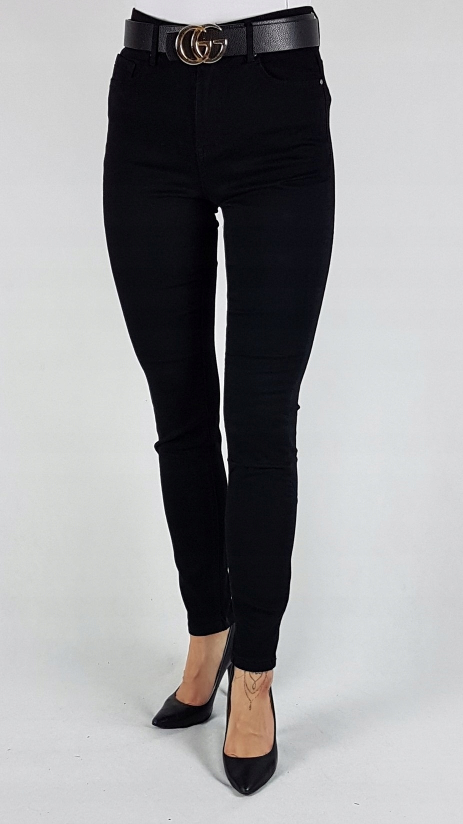 SPODNIE CZARNE GOODIES Z WYSOKIM STANEM ROZ 48/4XL Marka Goodies